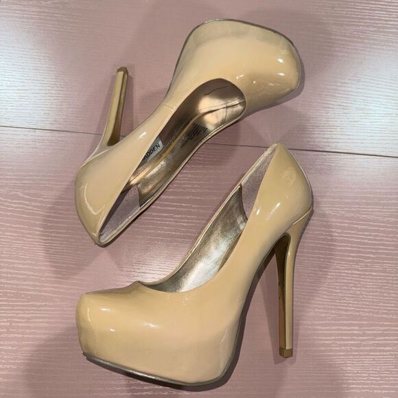 Steve Madden Mila Nude Platform Stiletto Size 6.5 - Picture 5 of 6